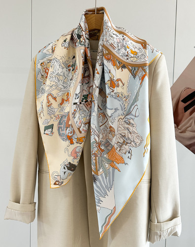 Sciarpa bandana seta twill - , 18