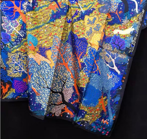 Sciarpa pura seta - in, twill