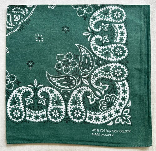 Bandana uomo vintage verde