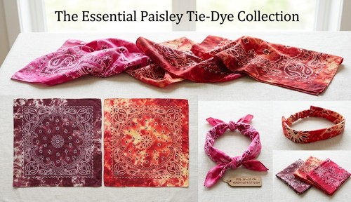 Bandana paisley 100 - paisley, cotone,