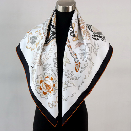 Sciarpa bandana seta twill - , 18